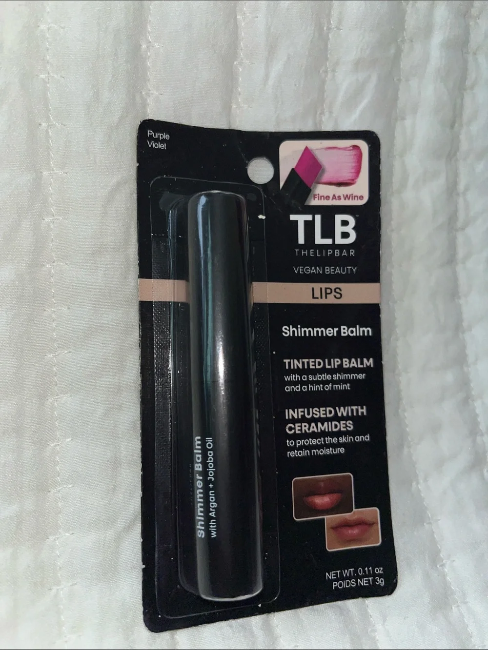 The Lip Bar Shimmer Balm Tinted Lip Balm - Purple (Fine As Wine)